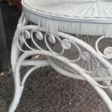 Peacock Rattan Roundtable 1960