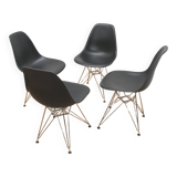 Set of 4 DSR chairs, Charles & Ray Eames