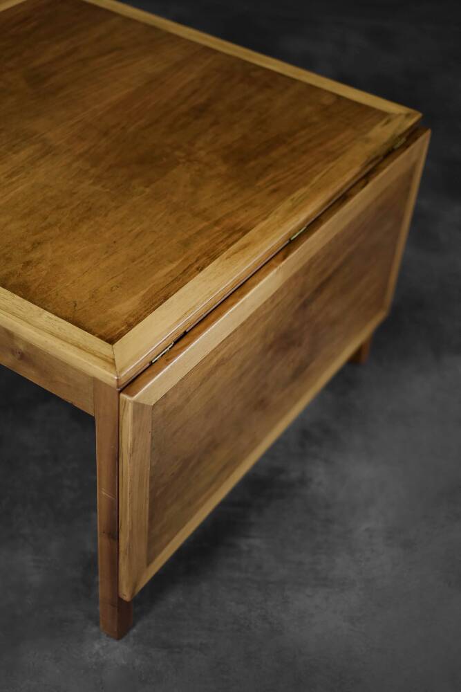 Vintage Modern Teak Drop-Leaf Coffee Table, Model 5362, Denmark by Børge Mogensen for Fredericia, 1960s