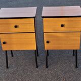 Pair of vintage bedside tables