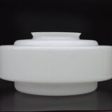 Large French Vintage Retro White Glass Pendant Ceiling Light Shade 5215