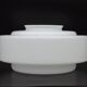 Large French Vintage Retro White Glass Pendant Ceiling Light Shade 5215