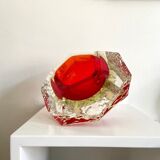 Glass ashtray by Flavio Poli for the House Murano 60'