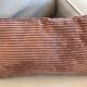 Rectangular corduroy cushion