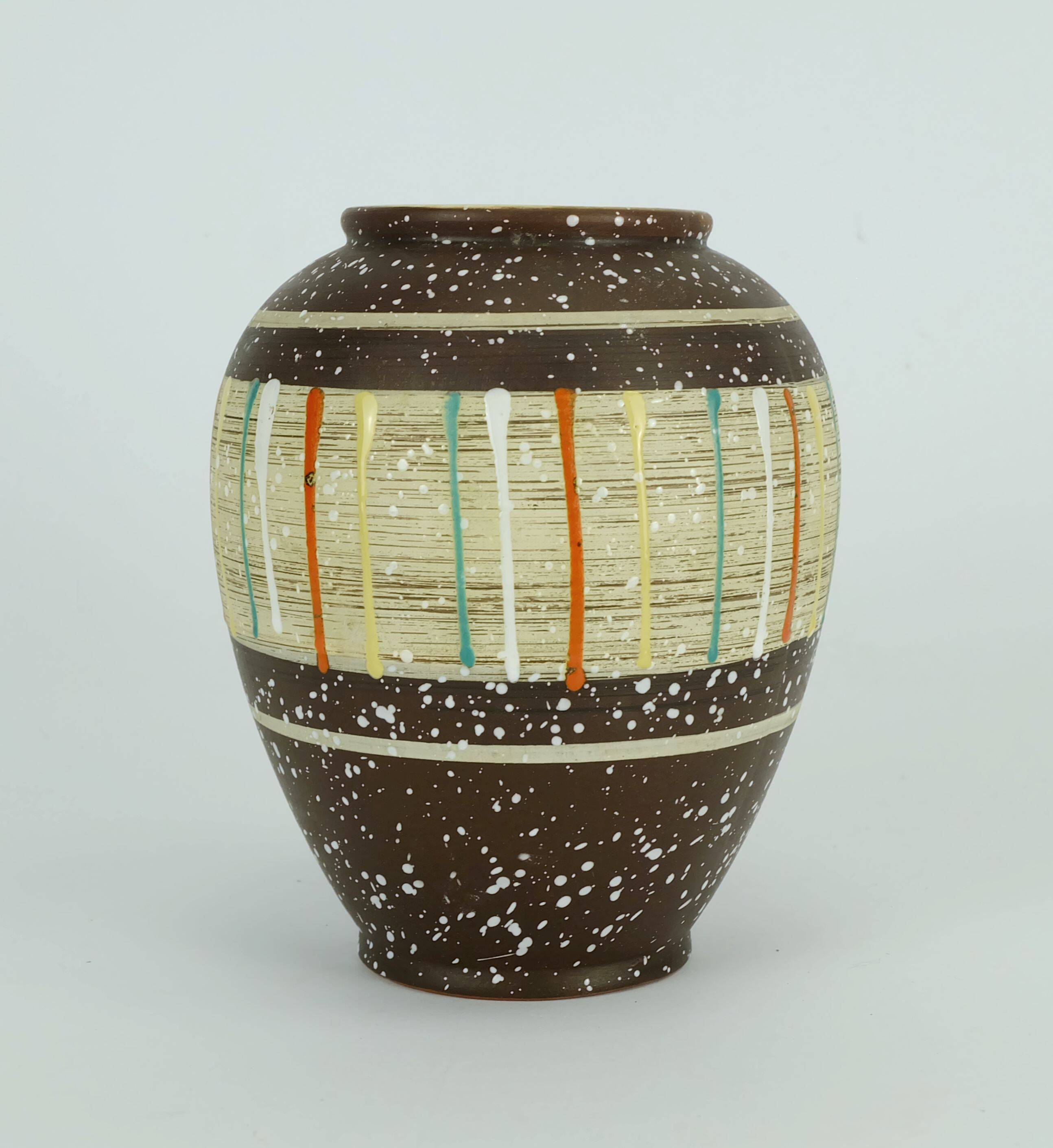 carstens mid century VASE multicolored decor model 526-17