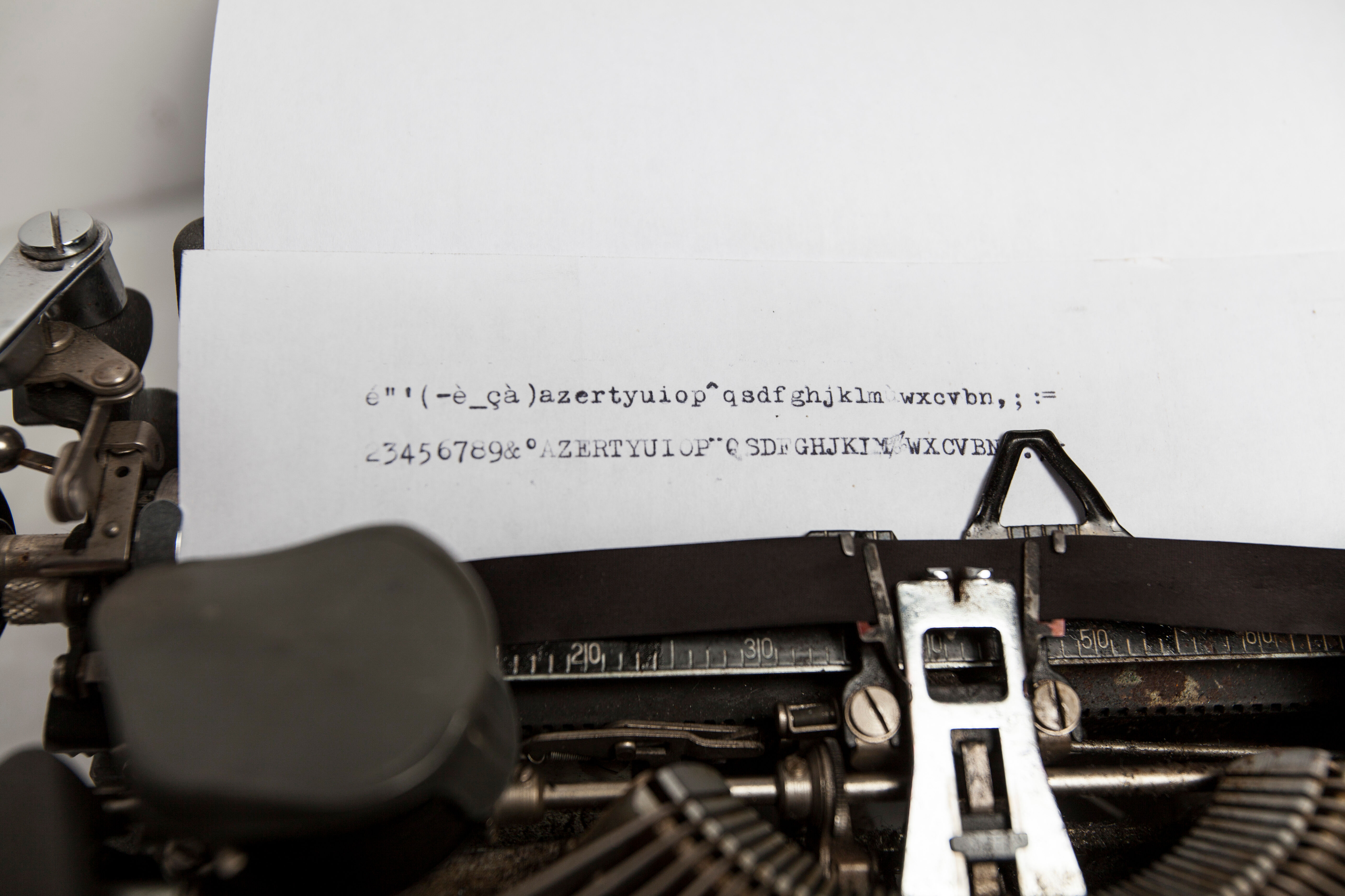 Typewriter Remington rand 1947 deluxe model 5 revised and new ribbon