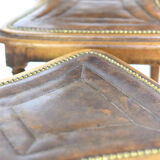 Series of three castle chairs