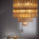 Tiered Crystal Chandelier, 1960s, Czechoslovakia