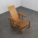 Fauteuil moderniste dans le style de Gerrit Rietveld, Pays-Bas, années 1980.