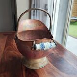 Copper coal bucket copper vase