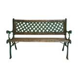 Cast iron garden bench