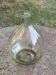 Dame Jeanne, demijohn, transparent glass bottle, very thick glass