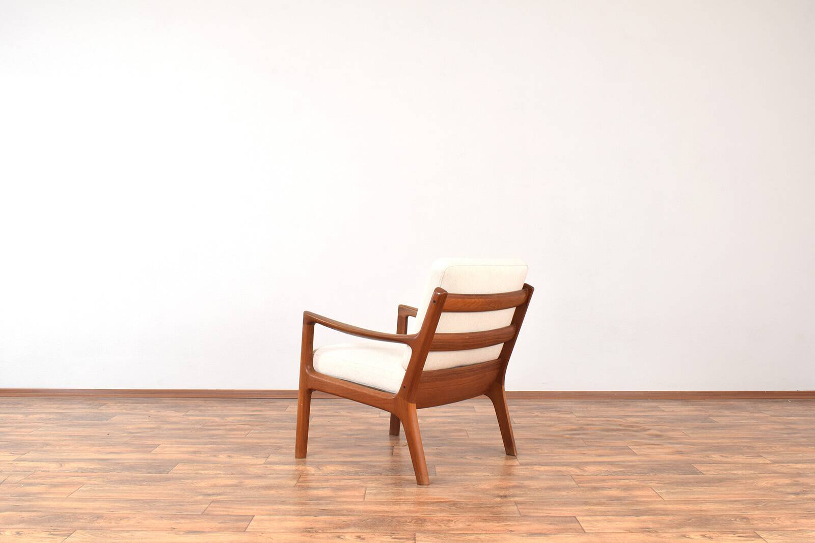 Mid-Century Teak Senator Lounge Chair by Ole Wanscher for Cado, 1960s.