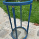 Metal side table