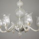 Venini ceiling lamp in Murano glass, 1950
