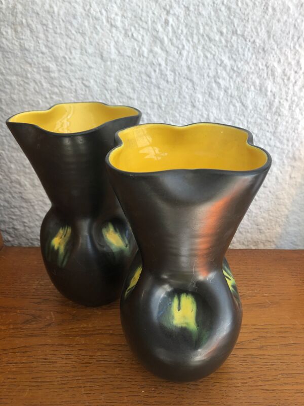 Paire de vases Elchinger