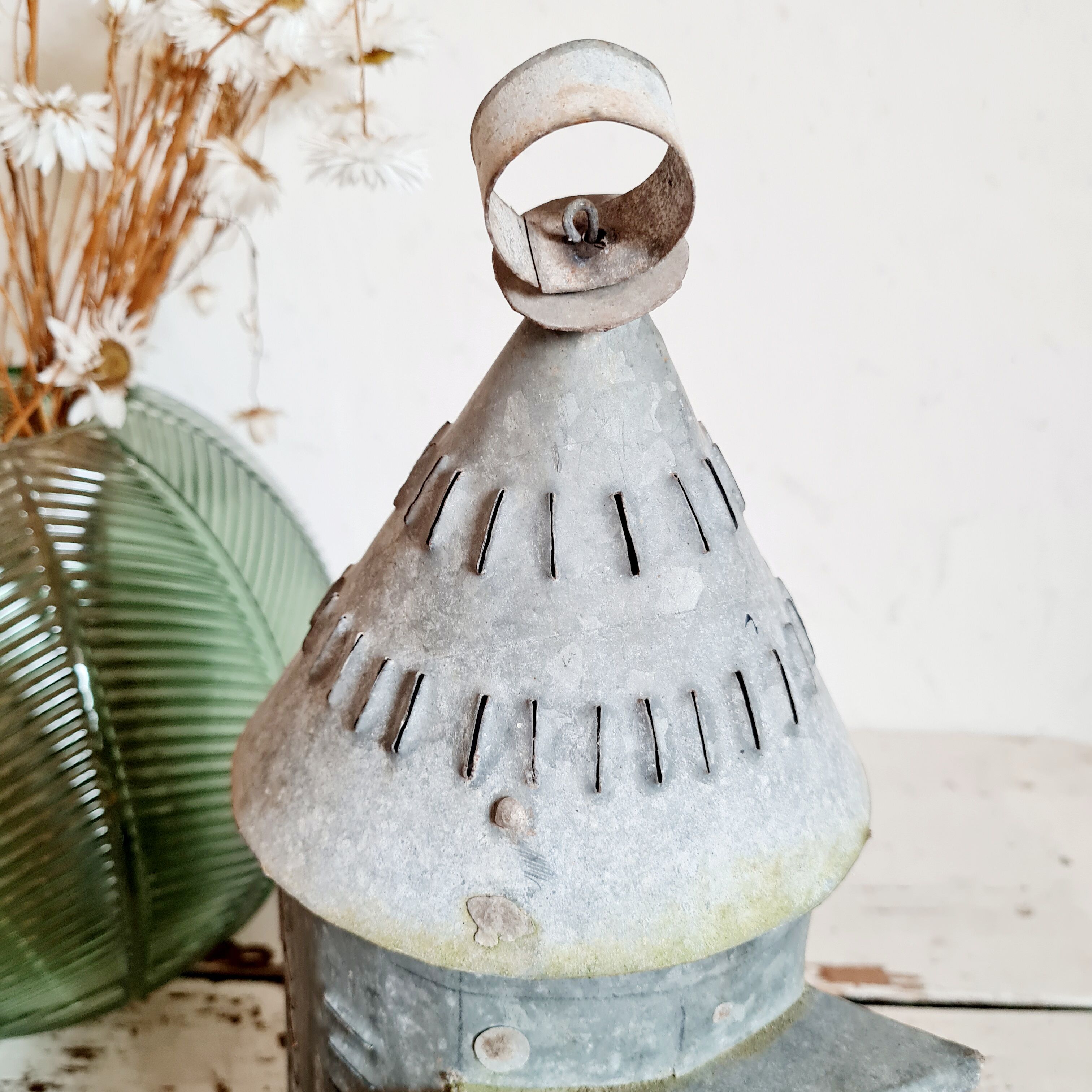 Vintage metal lantern