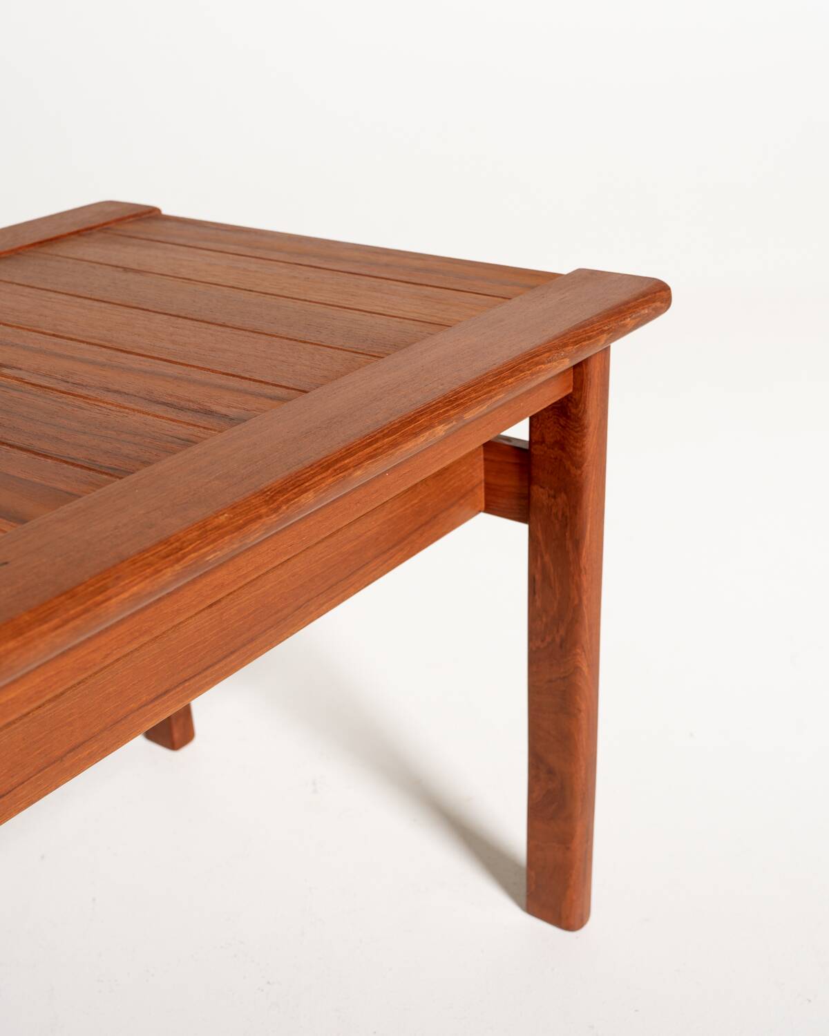 Scandinavian teak bench, 1960s