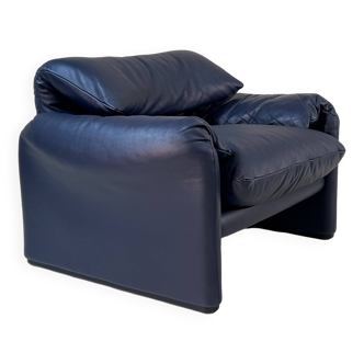 Fauteuil Maralunga par Vico Magistretti, édition Cassina