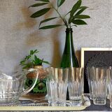 Art deco table pitcher in moulded glass 1940