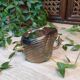 Vintage decorative metal swan
