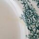 Set of 2 plates in Terre de Fer Saint Amand model Argenton