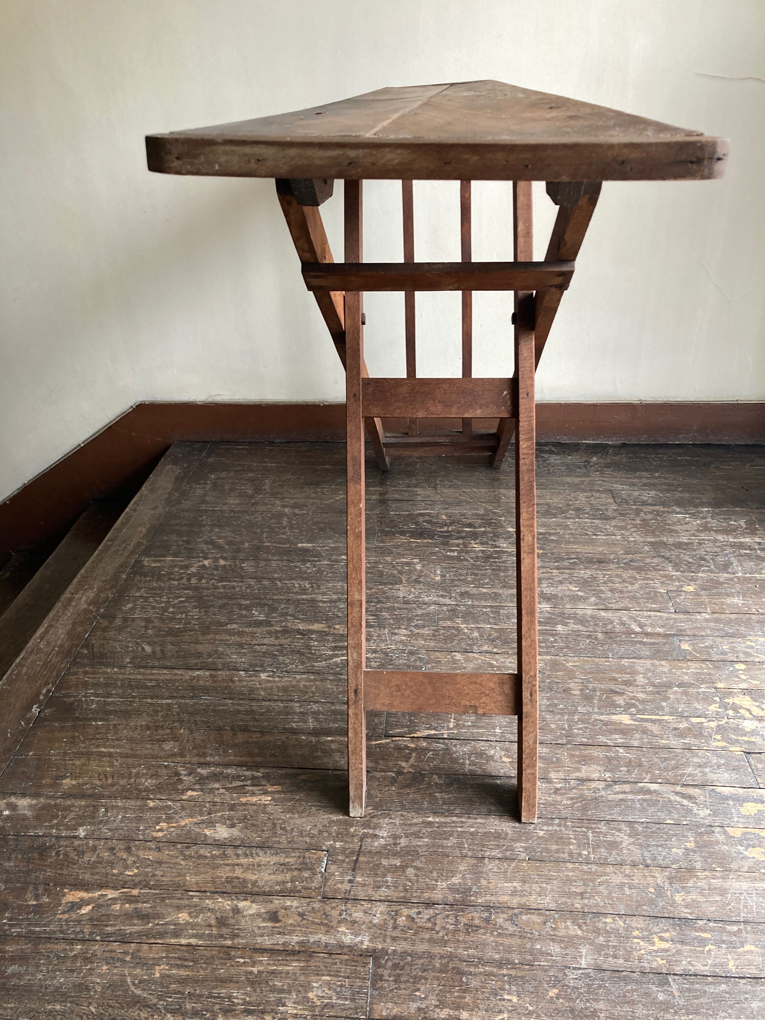 1900 folding ironing console table