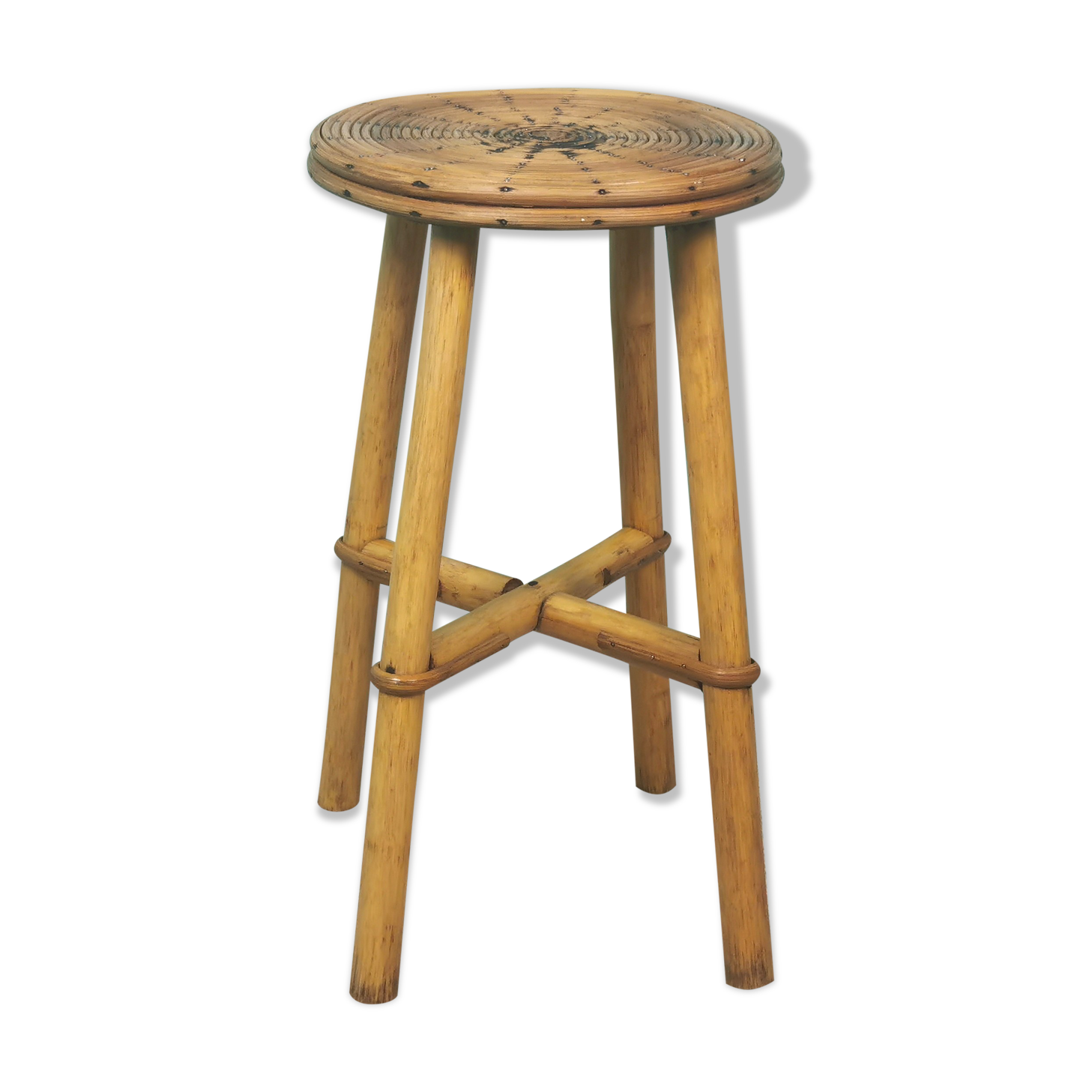 Tabouret rotin