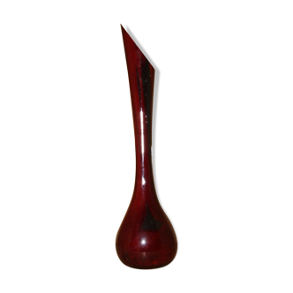 Vase soliflore the red-black rochère
