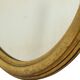 Pair of Oval Gold-Leaf Mirrors, France, 20th Century