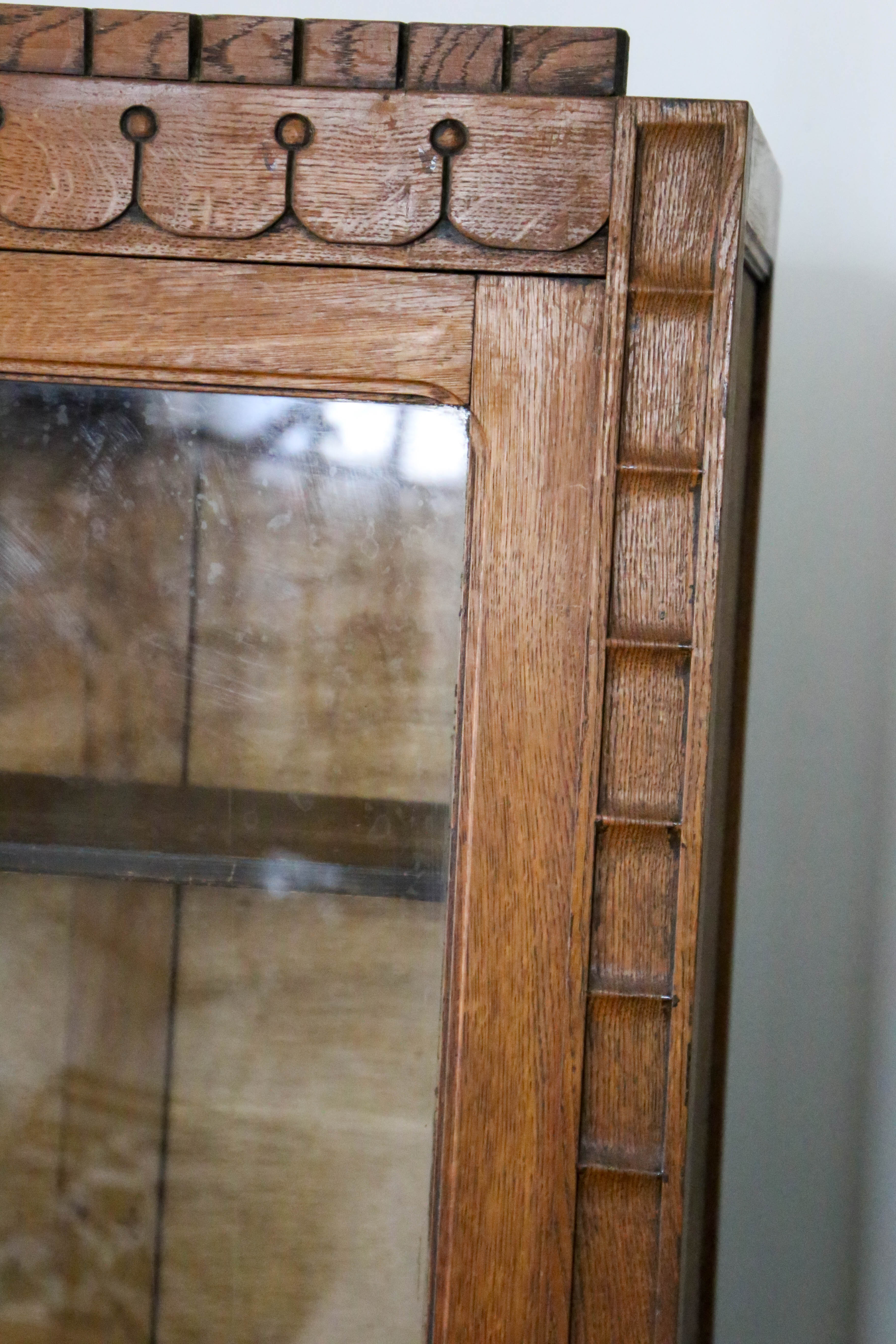 Glazed art deco cabinet