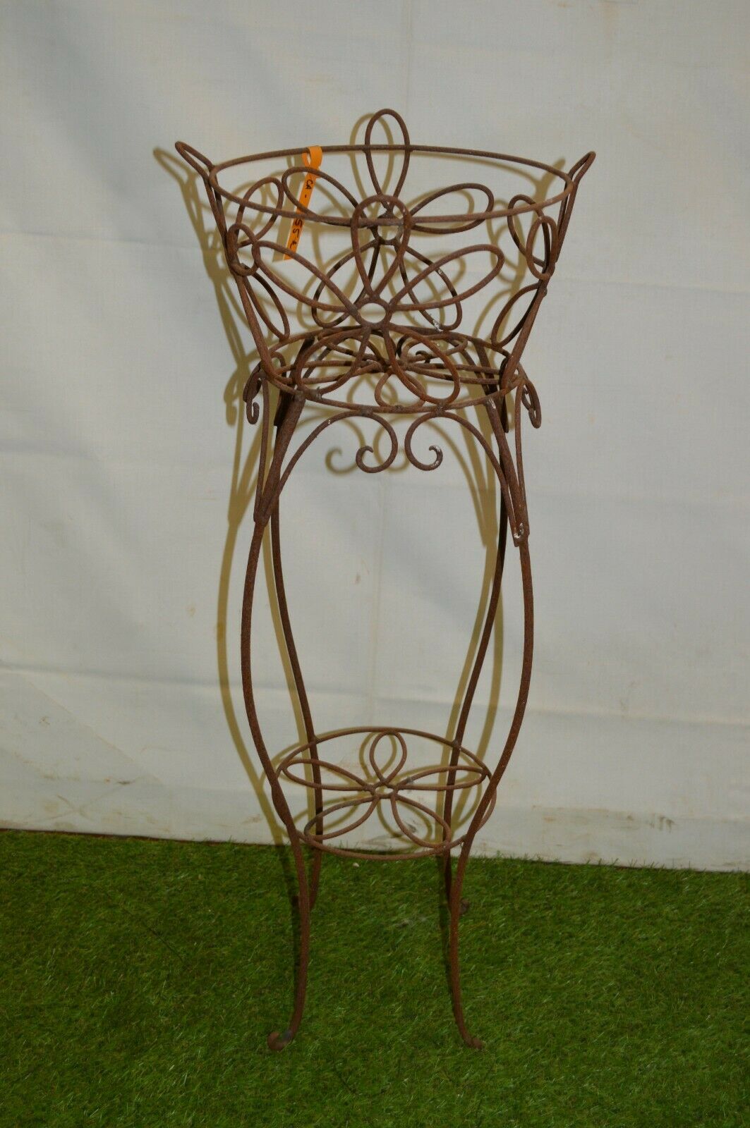 wrought iron planter