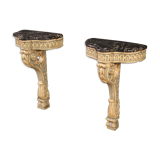 Pair of Venetian consoles from the 1950s