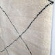 Moroccan Berber carpet Beni Ouarain ecru with black diamonds 300x217cm