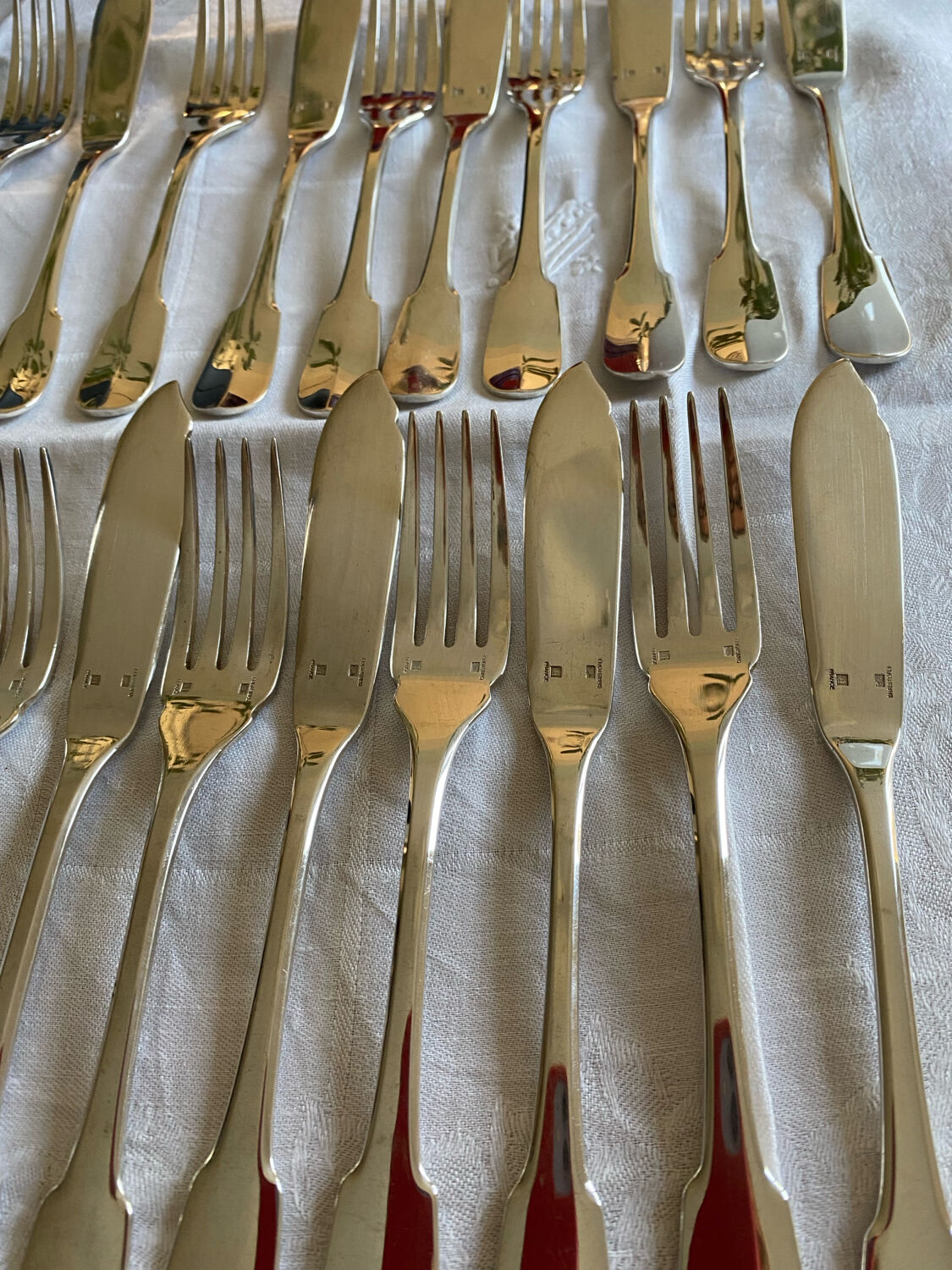 Silver-plated metal cutlery CRISTOFLE