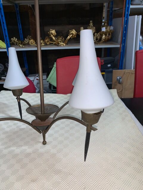Vintage brass ceiling lamp