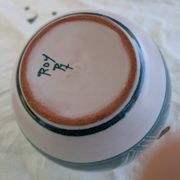 Yvon Roy jam jar signed from the 1950s