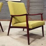 Pair of armchairs Jitona Soběslav 1960