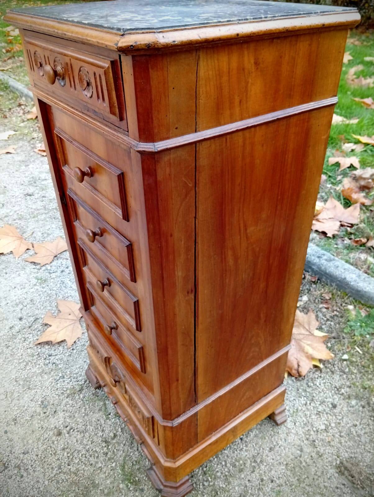 Antique bedside table