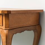 Pair of vintage wooden bedside tables from the 1950s modernism