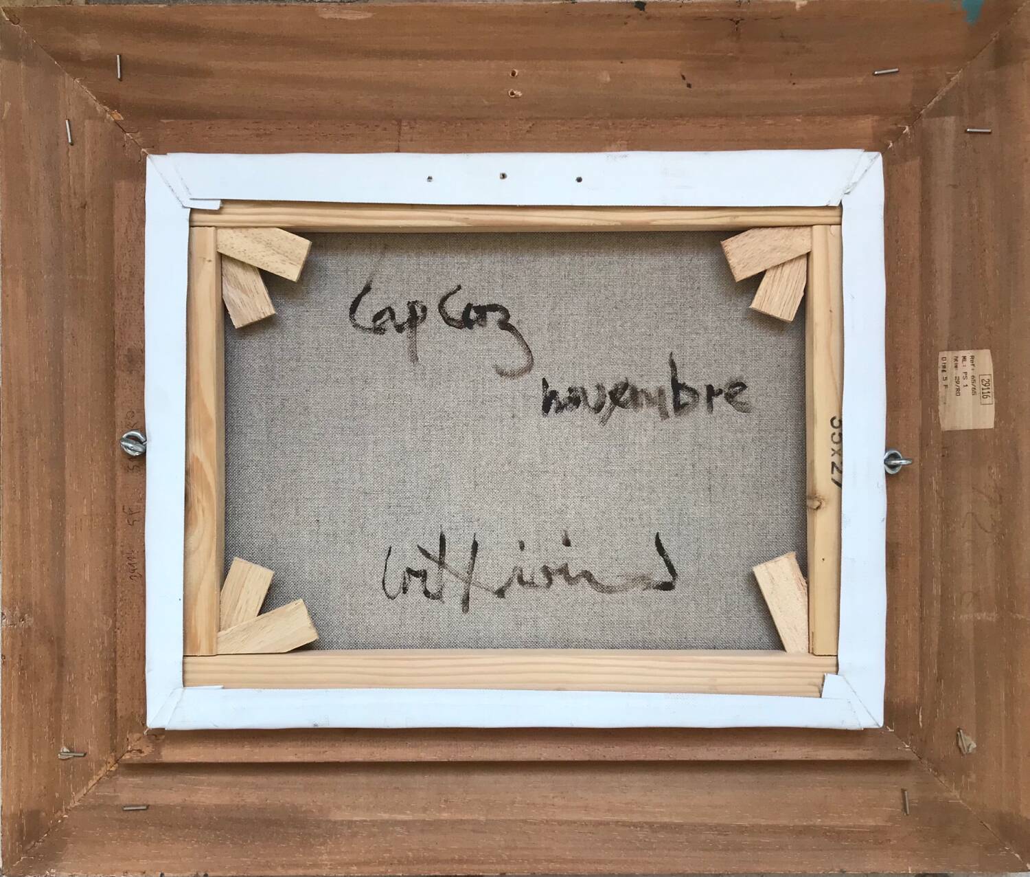 Pierre lorthioir. cap coz. oil on canvas.