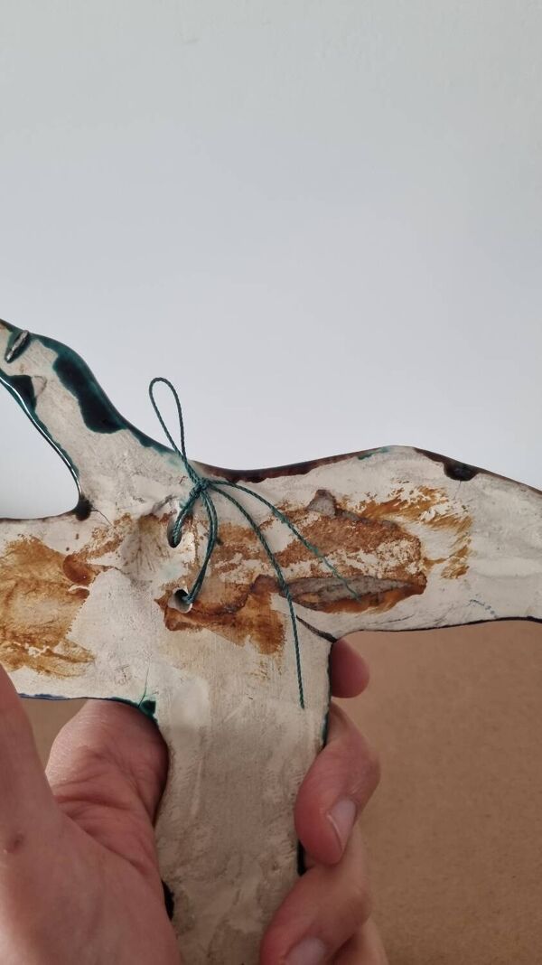 Paire canards barbotine