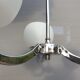 Sputnik 1970 triplet globes opal glass