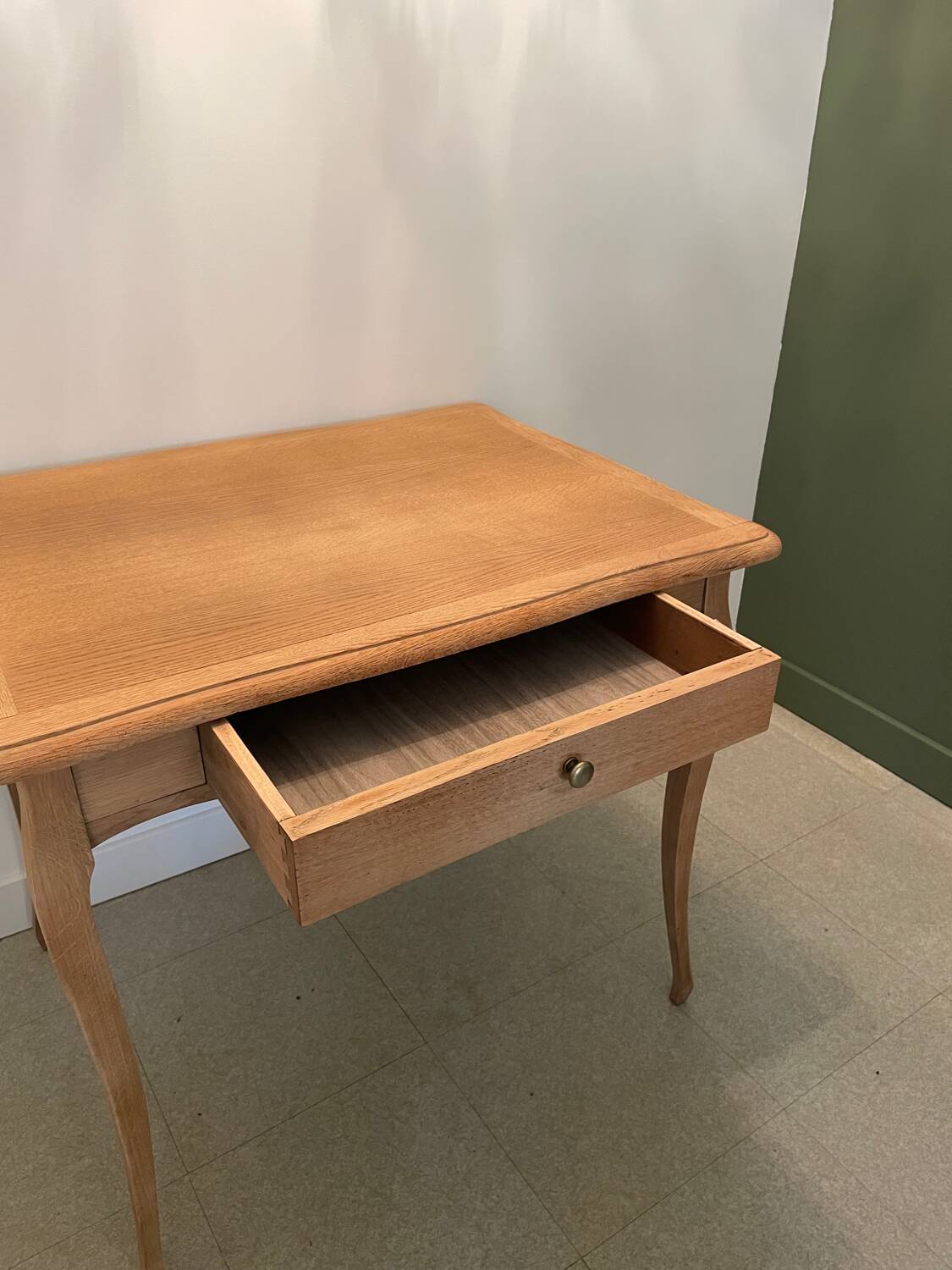 Side table / Desk, sandblasted 1930s