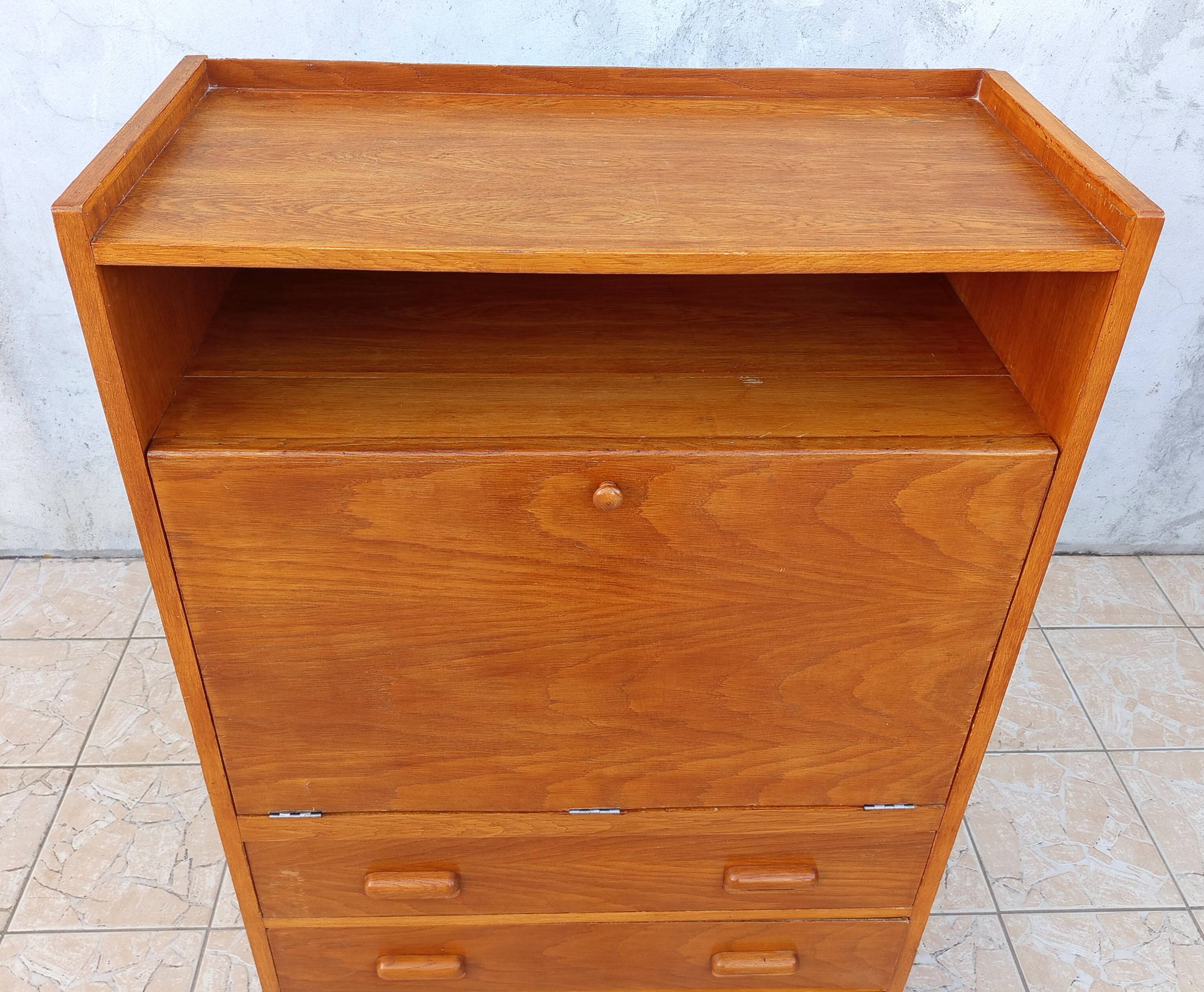 Vintage beech secretary