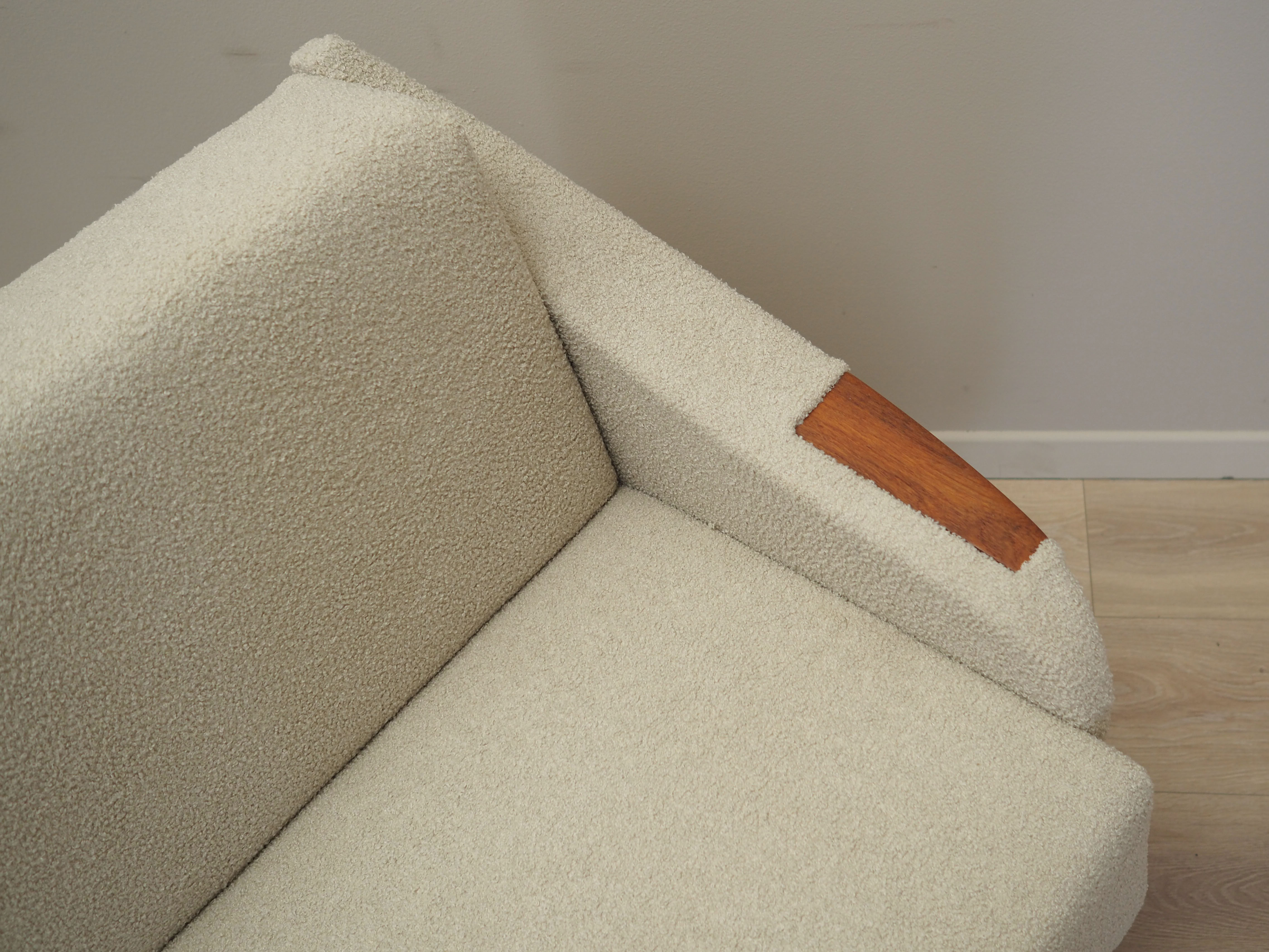 Beige sofa bed, Danish design, 1970s, manufacture: Denmark