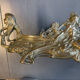 Large planter in gilded bronze Art nouvelles