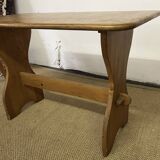 Ensemble table et 4 chaises en bois vintage