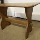 Vintage wooden table and 4 chairs set