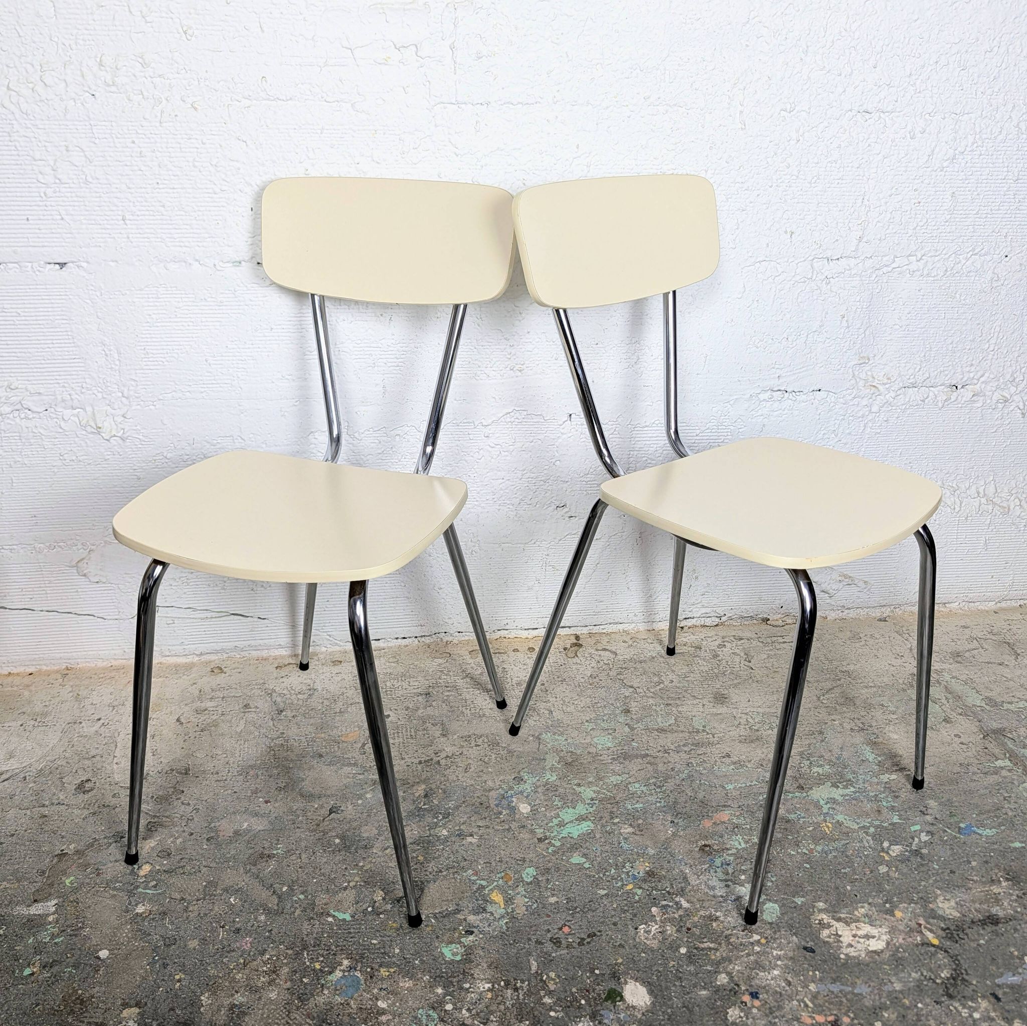 Pair of formica chairs
